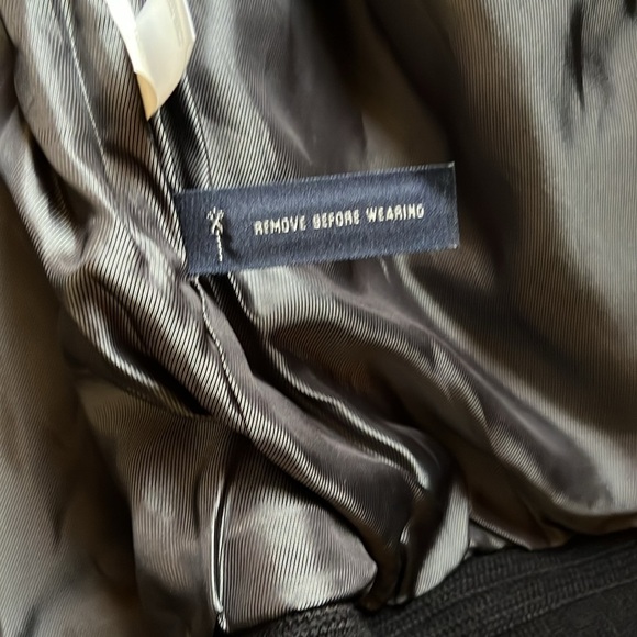 Banana Republic Leather Jacket Men's Large Bomber Style Full Zip Academia Preppy - Picture 15 of 15